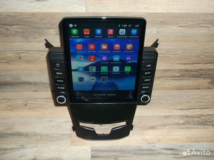 Магнитола SsangYong Action Android Tesla 2013+