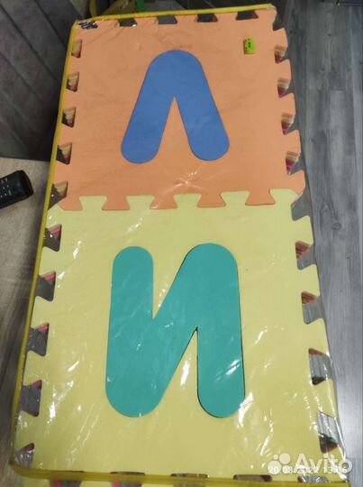 Коврик пазлы, Английский алфавит