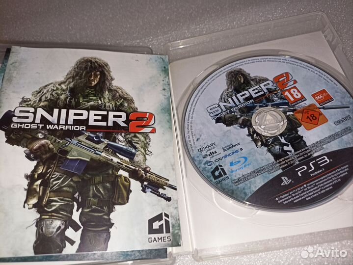 Диск sniper 2 PlayStation 3 воин призрак