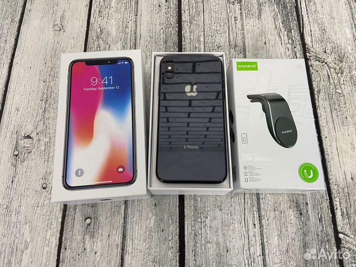 iPhone X 64 gb black A1355