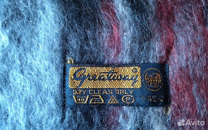 Шарф мохеровый СССР шотландия