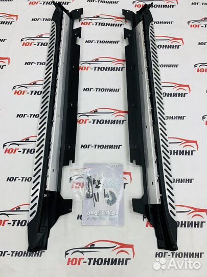 Комплект порогов на BMW X1 F48 2015-2020 Bmw X1