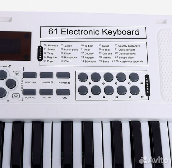 Детский синтезатор с микрофоном новый