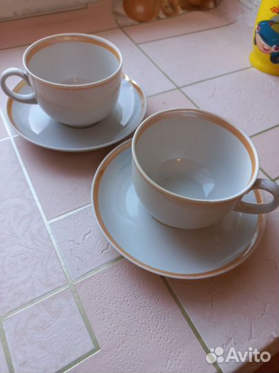 Фарфоровые кофейные пары