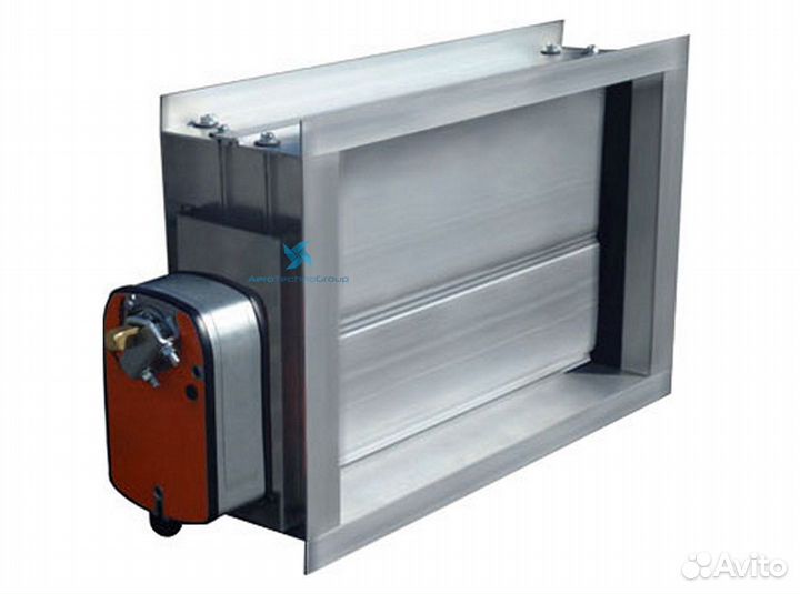 Алюминиевый воздушный клапан утепленный