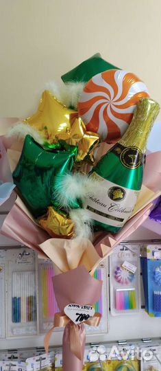 Крафтовые букеты из шаров