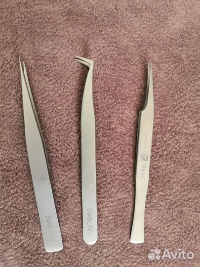 Пинцеты для наращивания ресниц