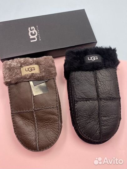 Перчатки женские UGG с мехом