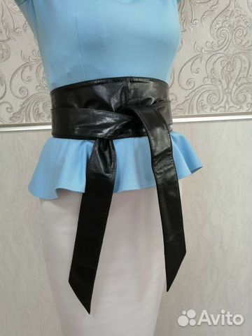Пояс кушак из натуральной кожи