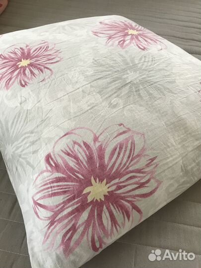 Подушка 60х60 пух перо