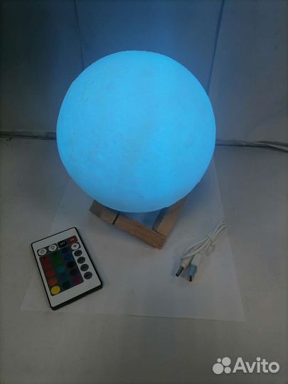 Лампа 3D Moon Lamp
