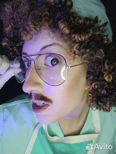 Борода/усы/брови для косплея