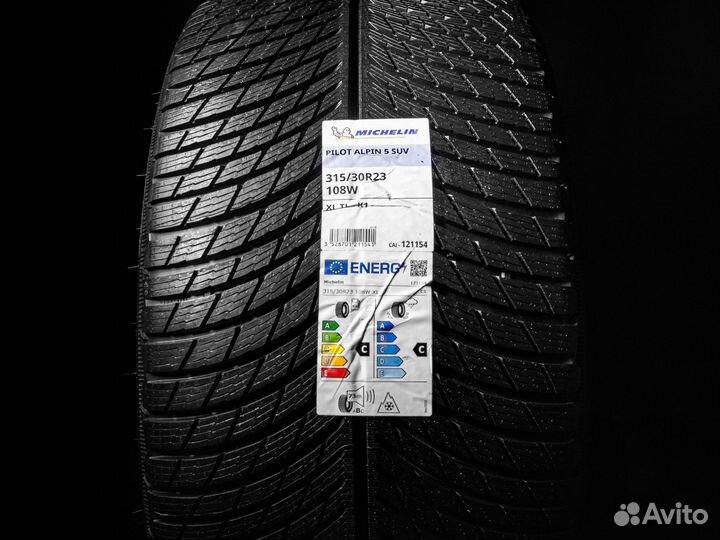 Michelin Pilot Alpin 5 SUV 315/30 R23 и 255/35 R22 117W