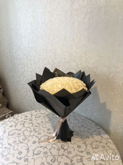 Букет из нежных мыльных роз