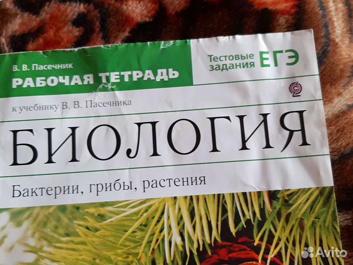 Рабочая тетрадь по биологии 5 класс