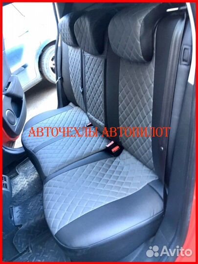 Чехлы Автопилот Renault Arkana из экокожи Ромб