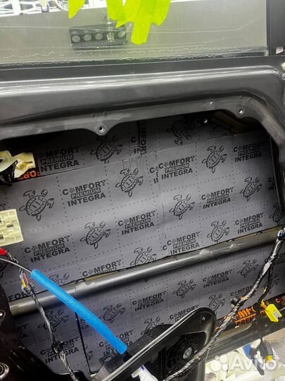 Шумоизоляция дверей,шумоизоляция авто премиум