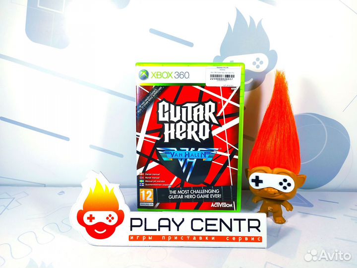 Диск для Xbox 360 Guitar Hero Van Halen б/у