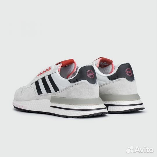 Кроссовки Adidas ZX 500 Boost White / Red