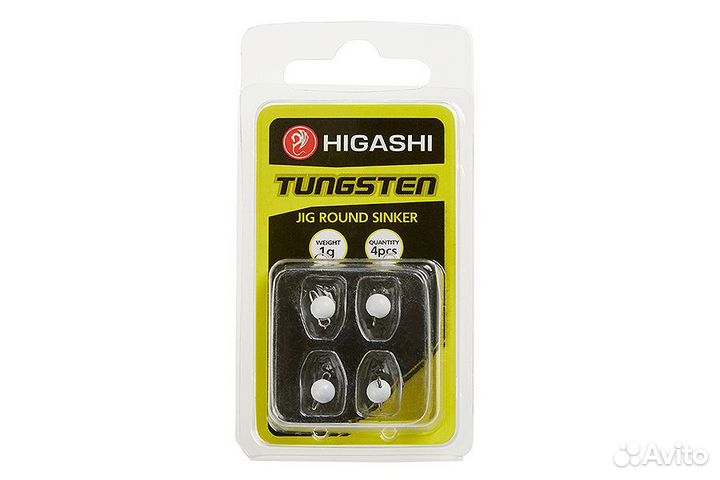 Грузила higashi Jig Tungsten Sinker R Luminous (6г