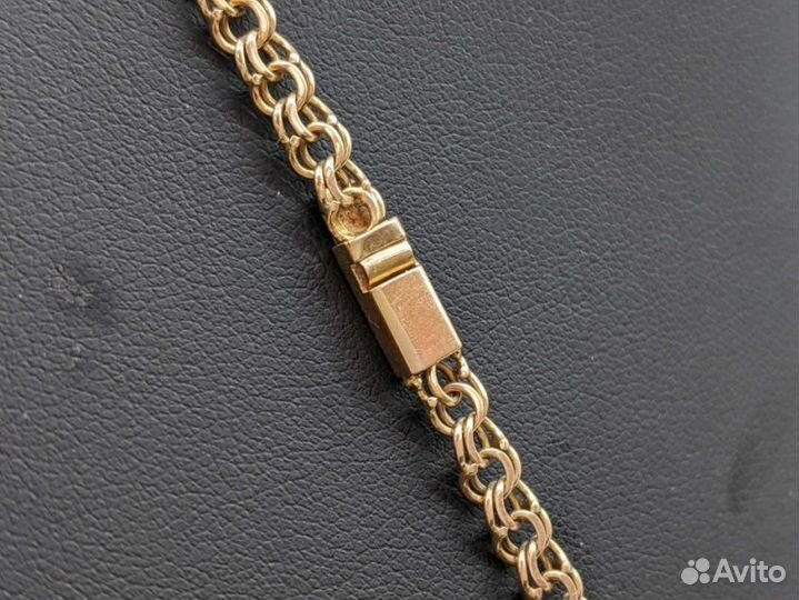 Золотая цепь 585 пробы, массой 16,88 грамма (61см)