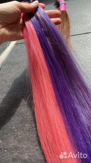 Много волос для наращивания бу