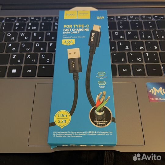 Кабель Hoco X89, USB Type-C, 1 метр