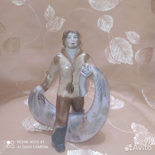 Статуэтка Рыбак Полонский завод