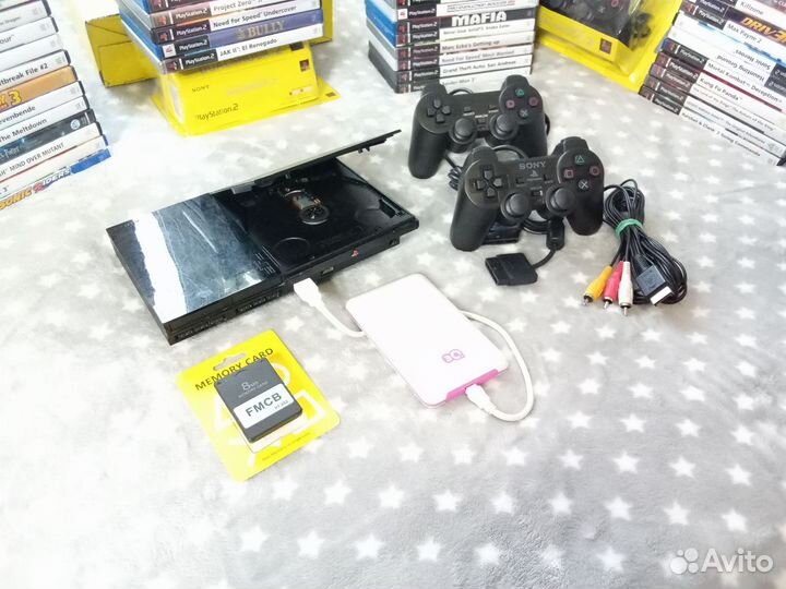 Приставка Sony PS2 и 150 игр