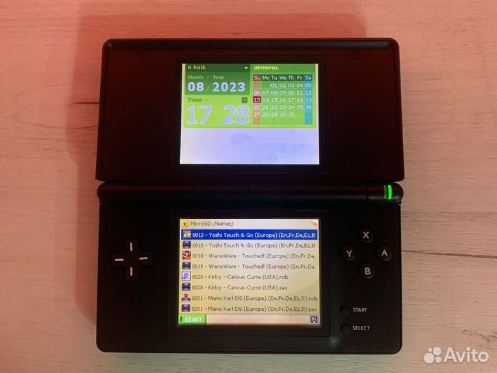 Nintendo ds lite с кучей игр