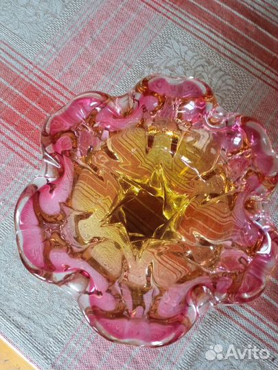 Ваза конфетница хрустальная