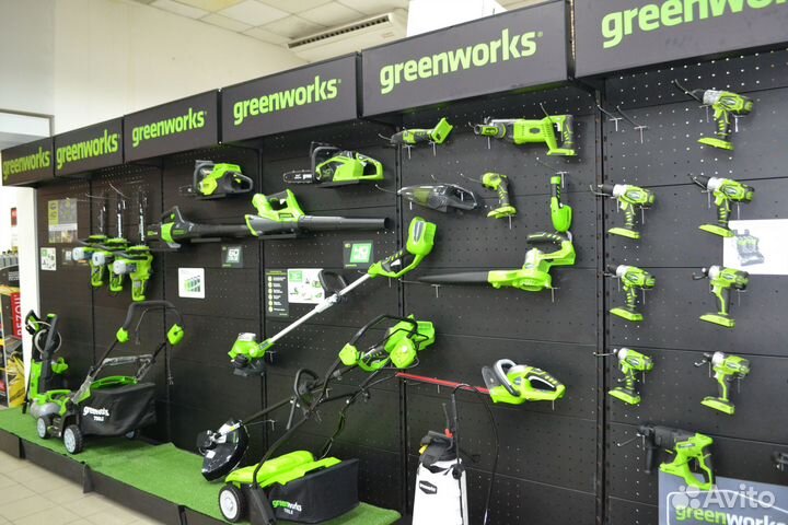 Дрель-шуруповерт ударная Greenworks 24 V 140 Н.м