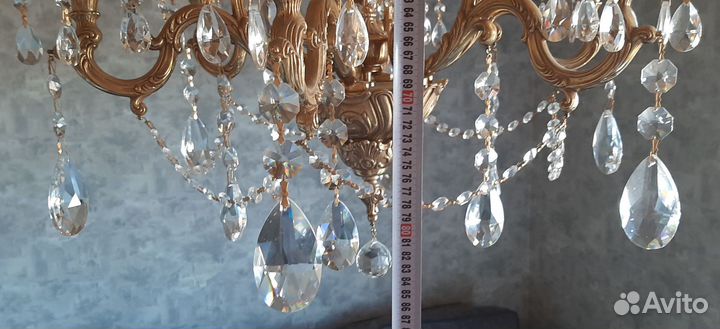 Люстра бронзовая