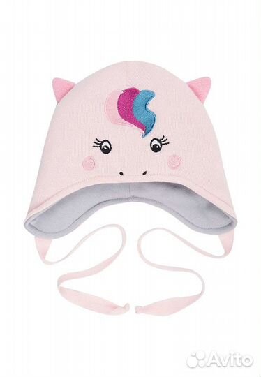 Шапка зимняя Единорог р-ры 44-46, 48-50