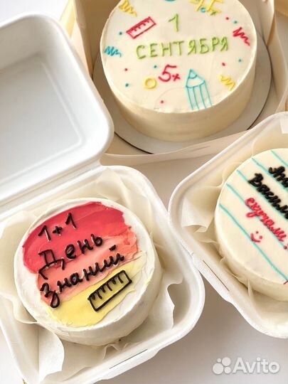 Торт бенто на 1 сентября