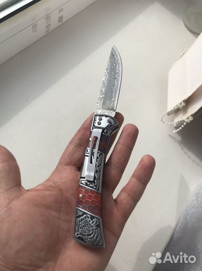 Нож складной ручной работы