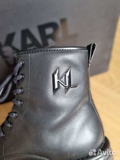 Ботинки жен 40 р Karl Lagerfeld оригинал нат кожа