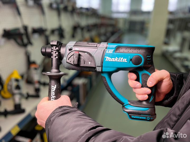 Аккумуляторный перфоратор Makita DHR202RF (патрон