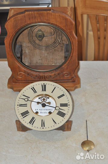 Часы Lenzkirch с выносным анкером старинные 500