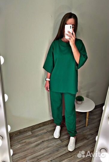 Костюм летний спортивный с футболкой и штанами