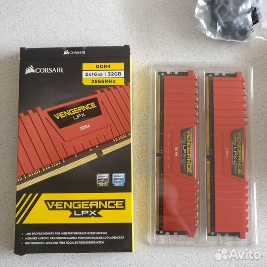 Оперативная память ddr4 32gb 2666MHz Vengeance LPX