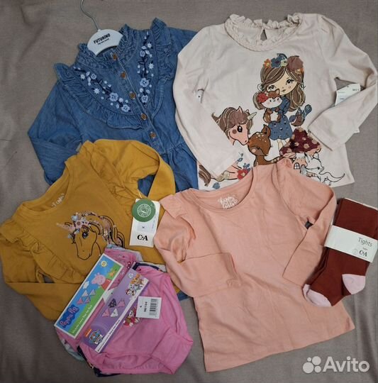 Новая одежда для девочки 2-4 года 98-104