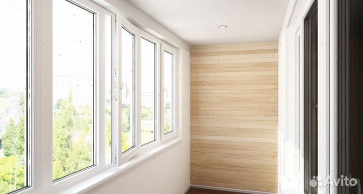 Балкон пластик под ключ