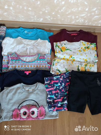 Пакет вещей для девочки на рост 122-128 см