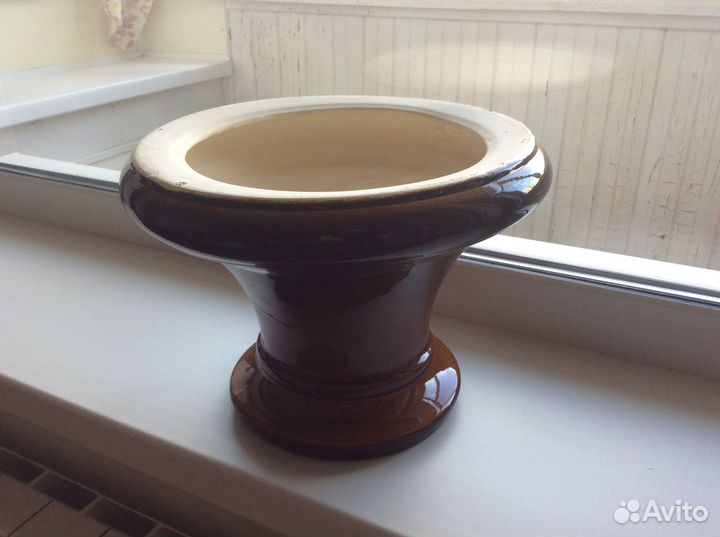 Вазон для цветов керамический