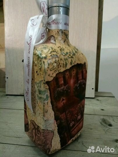 Декупаж бутылок шампанского