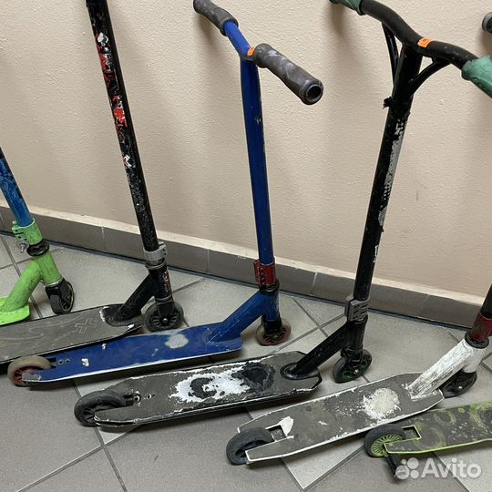 Трюковые самокаты на запчасти