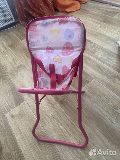 Стул для кормления кукол
