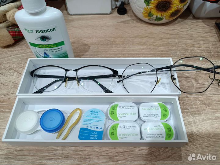 Контактные линзы и очки