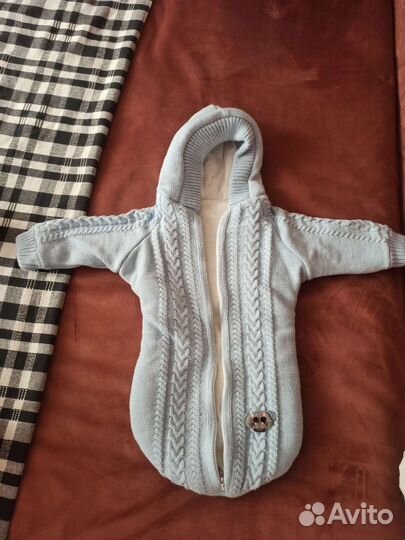 Конверт на выписку для мальчика осень